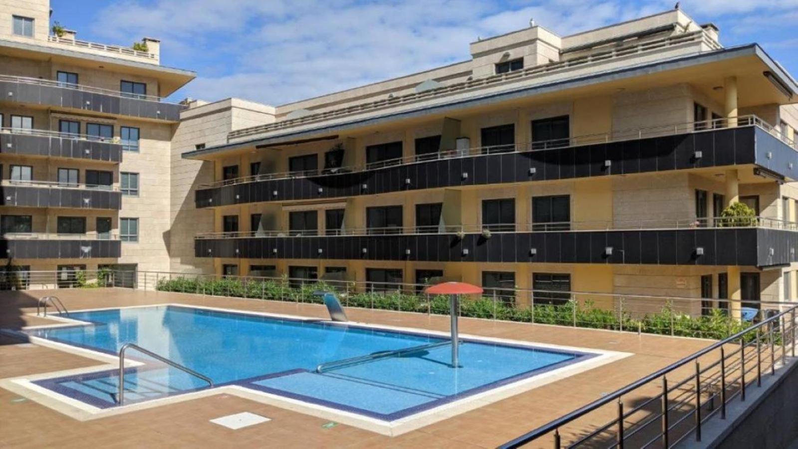 Apartamento En Urbanizacion Con Piscina En Playa De Silgar Sanxenxo Buitenkant foto